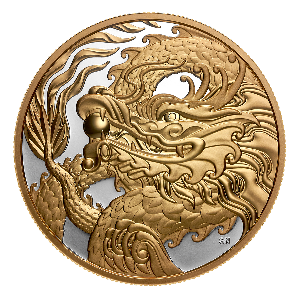 Triumphant Dragon – 5 oz. Fine Silver Coin (2026) 