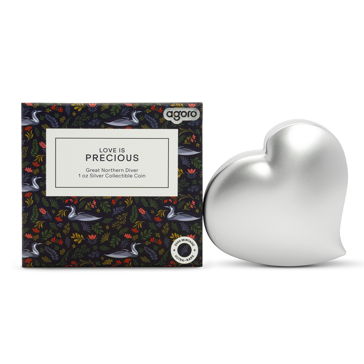 Love is Precious – Northern Diver - Fine Silver Coin | The Royal
