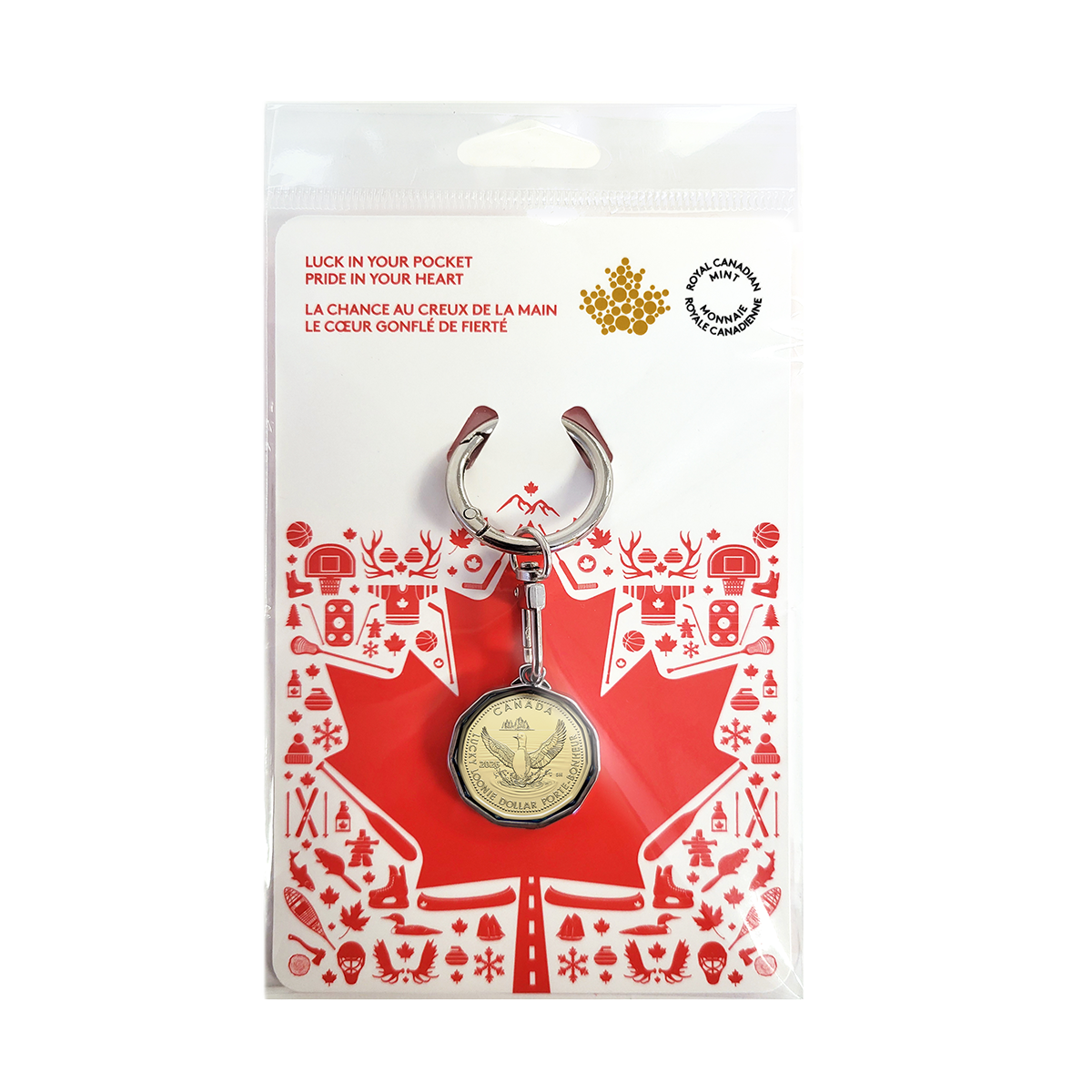 Lucky Loonie in Keychain (2026) | The Royal Canadian Mint