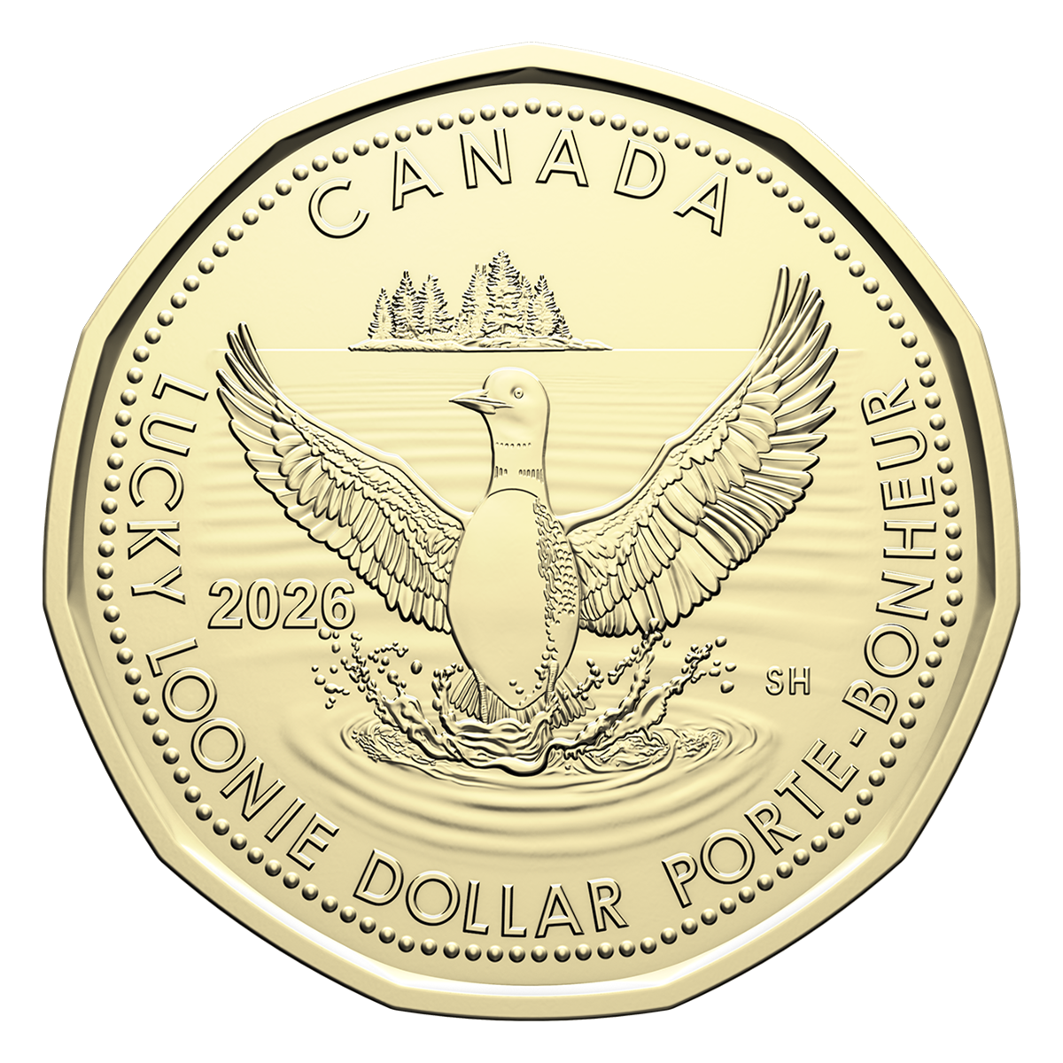 Lucky Loonie in Keychain (2026) | The Royal Canadian Mint