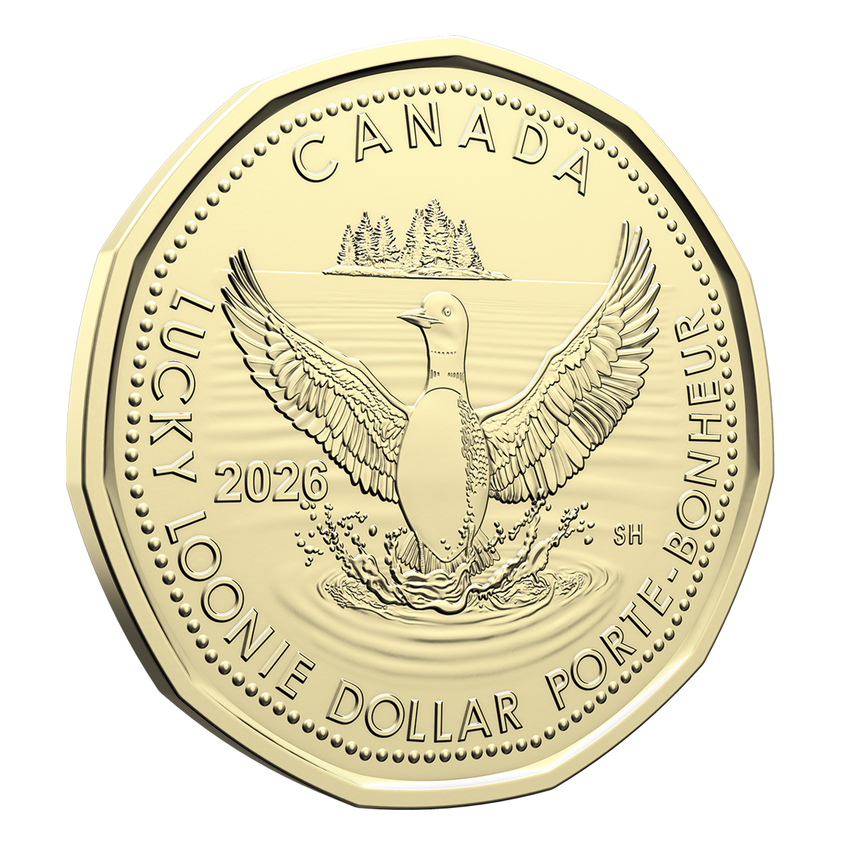 ◆ Happy Lucky 　② Lucky Loonie in Keychain (2026) | The Royal Canadian Mint