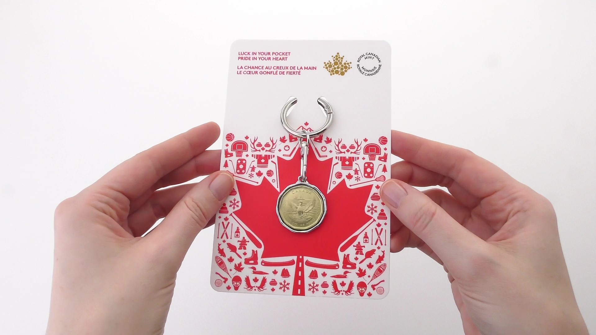 Lucky Loonie in Keychain (2026) | The Royal Canadian Mint
