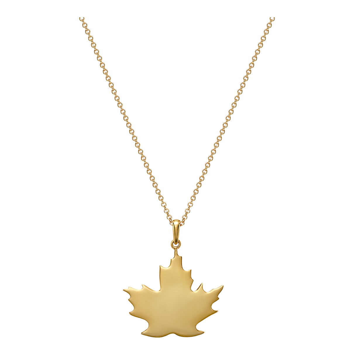 Precious Maple Leaf Diamond Necklace