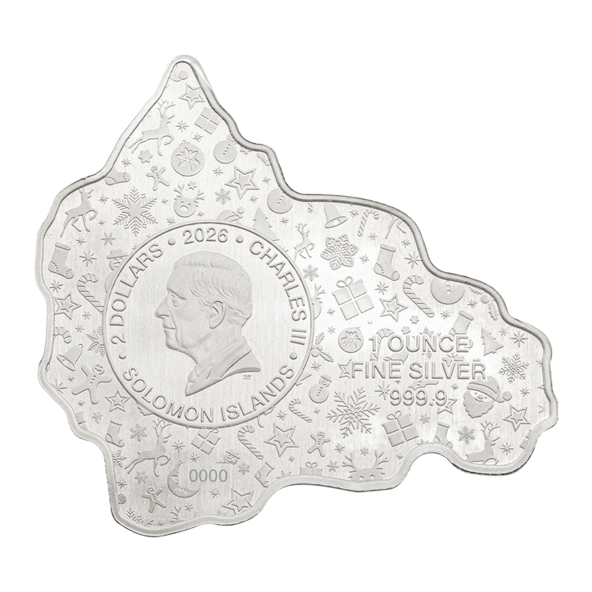 Santa and a Little Red Truck - Fine Silver Coin