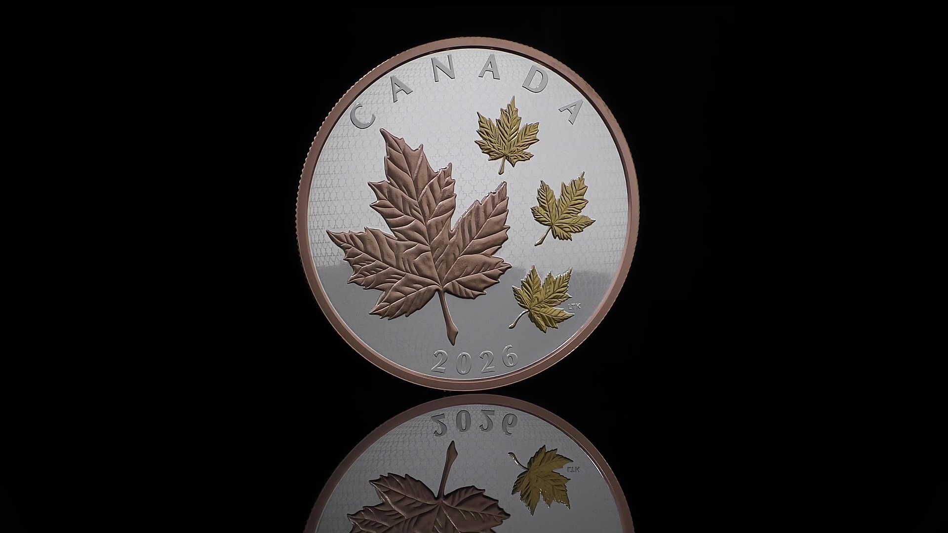 Maple Leaves in Motion – 5 oz. Fine Silver Coin (2026) | The Royal