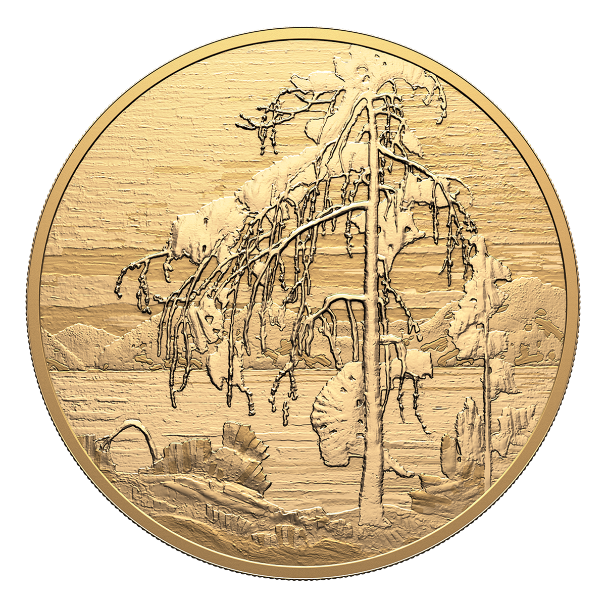 The Jack Pine by Tom Thomson – 1 kilo Pure Gold Coin