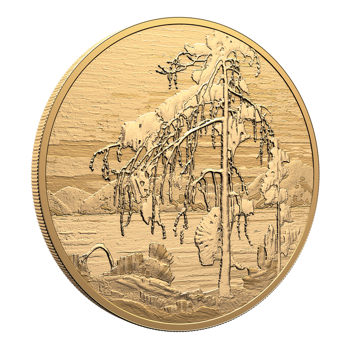 The Jack Pine by Tom Thomson – 1 kilo Pure Gold Coin | The Royal