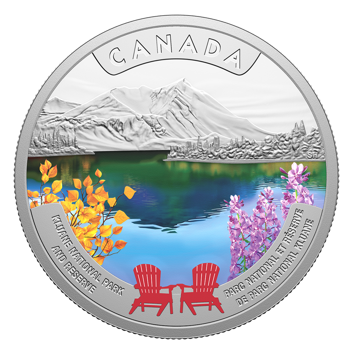 Canada’s National Parks – Kluane National Park and Reserve – 1 oz. Fine Silver Coin