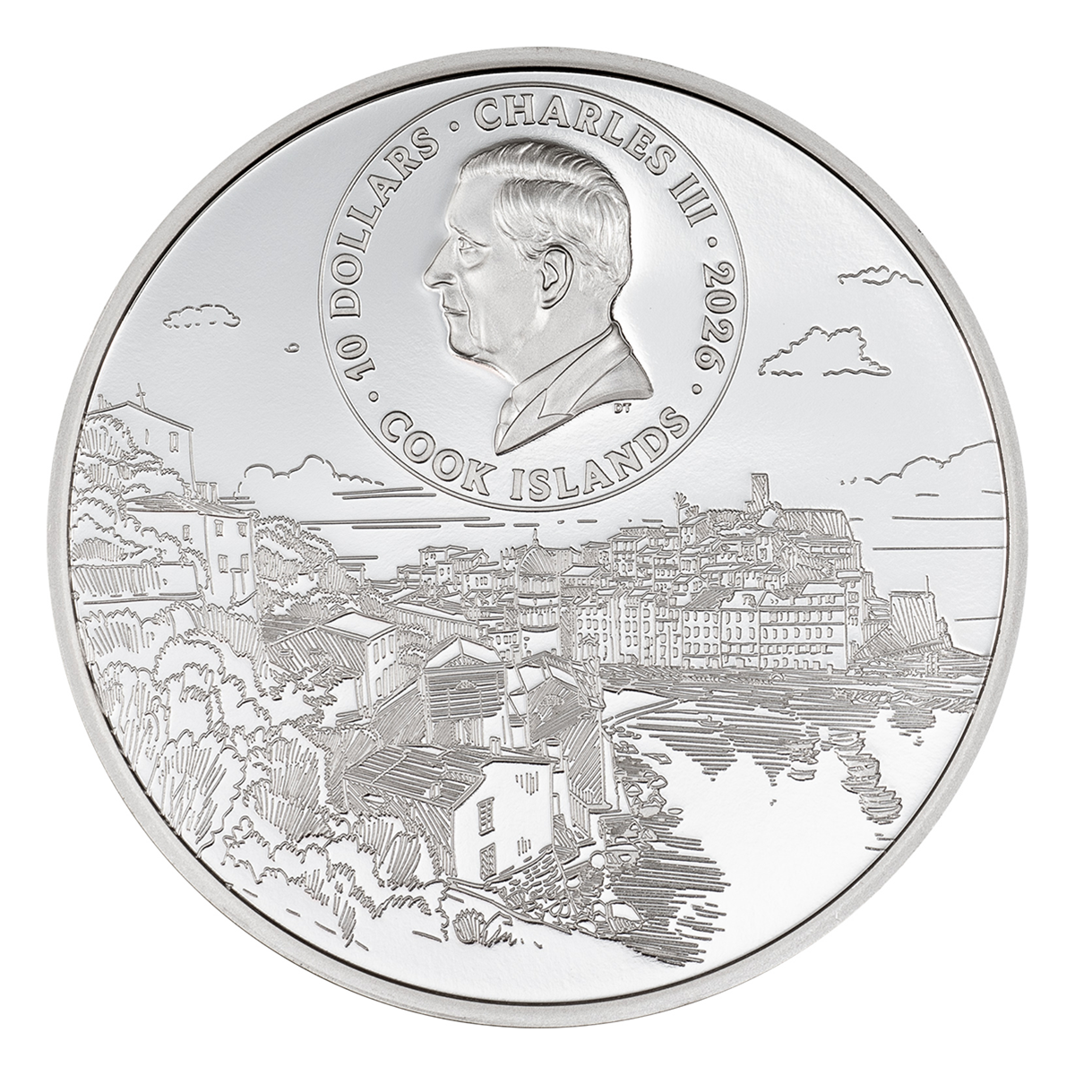 The Architectures of the World – Cinque Terre - Fine Silver Coin