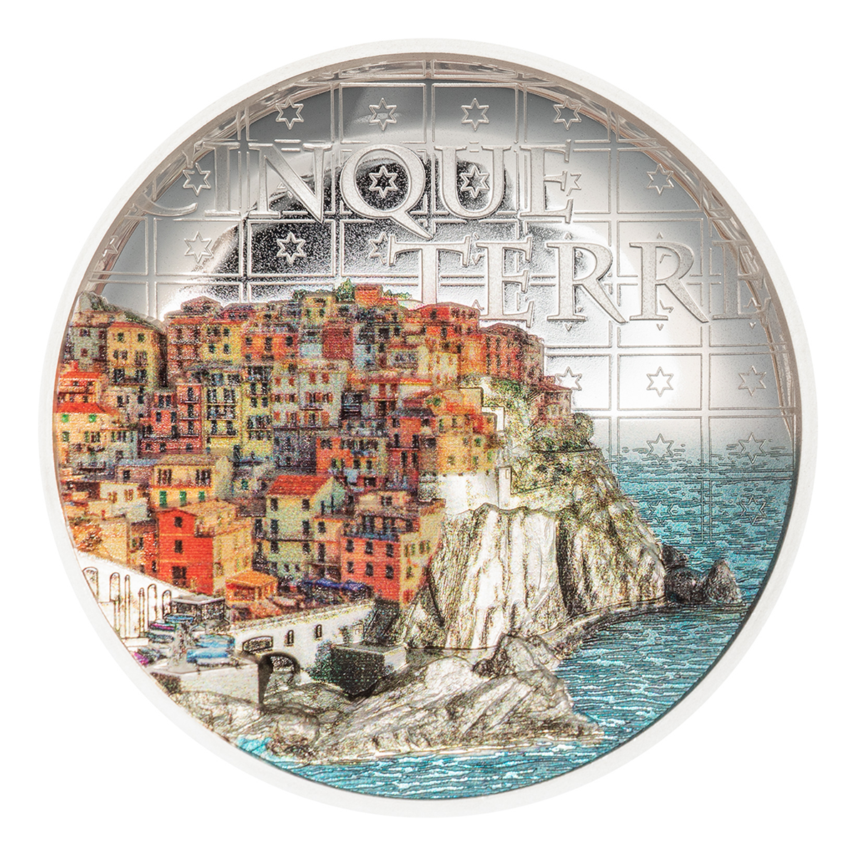 The Architectures of the World – Cinque Terre - Fine Silver Coin