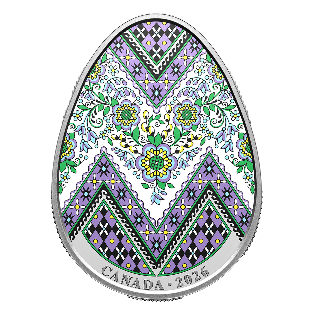 Pysanka – Fine Silver Coin (2026)