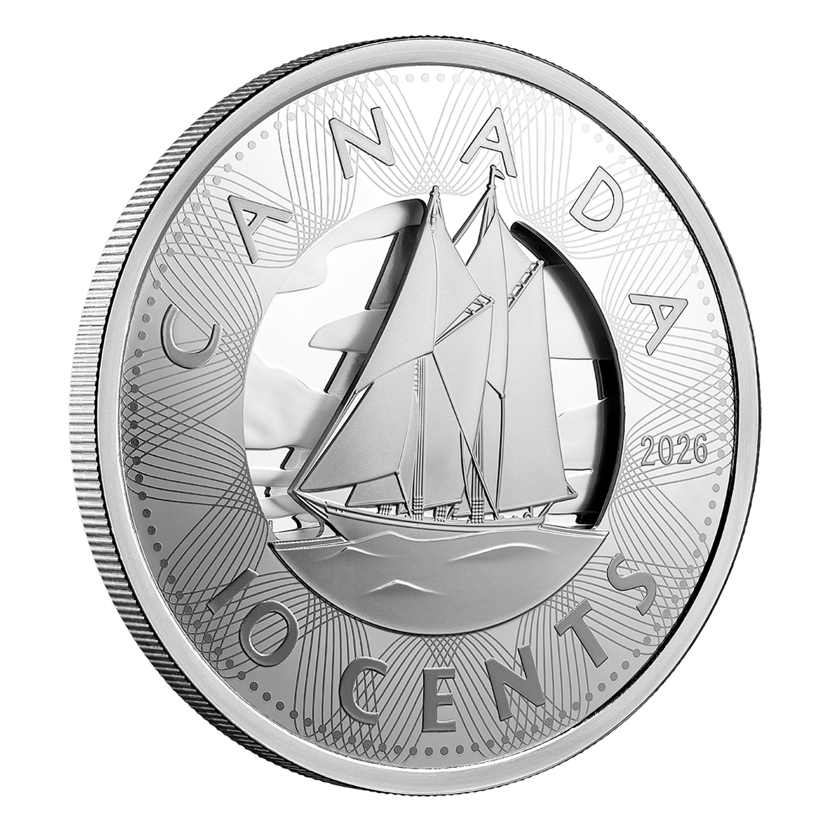 Multilayered Bluenose – Fine Silver Coin | The Royal Canadian Mint