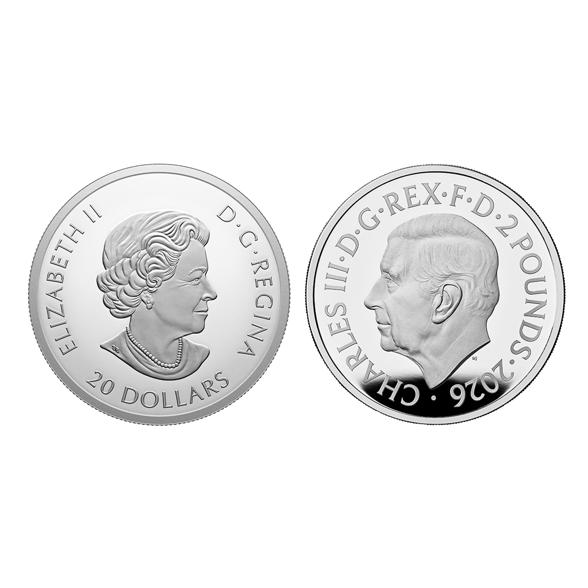 100th Anniversary of the Birth of Queen Elizabeth&nbsp;II – Fine Silver Two-Coin Set