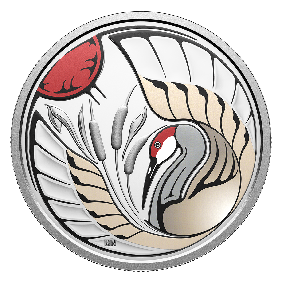 Clan Animals: Sandhill Crane – ¾ oz. Fine Silver Coin