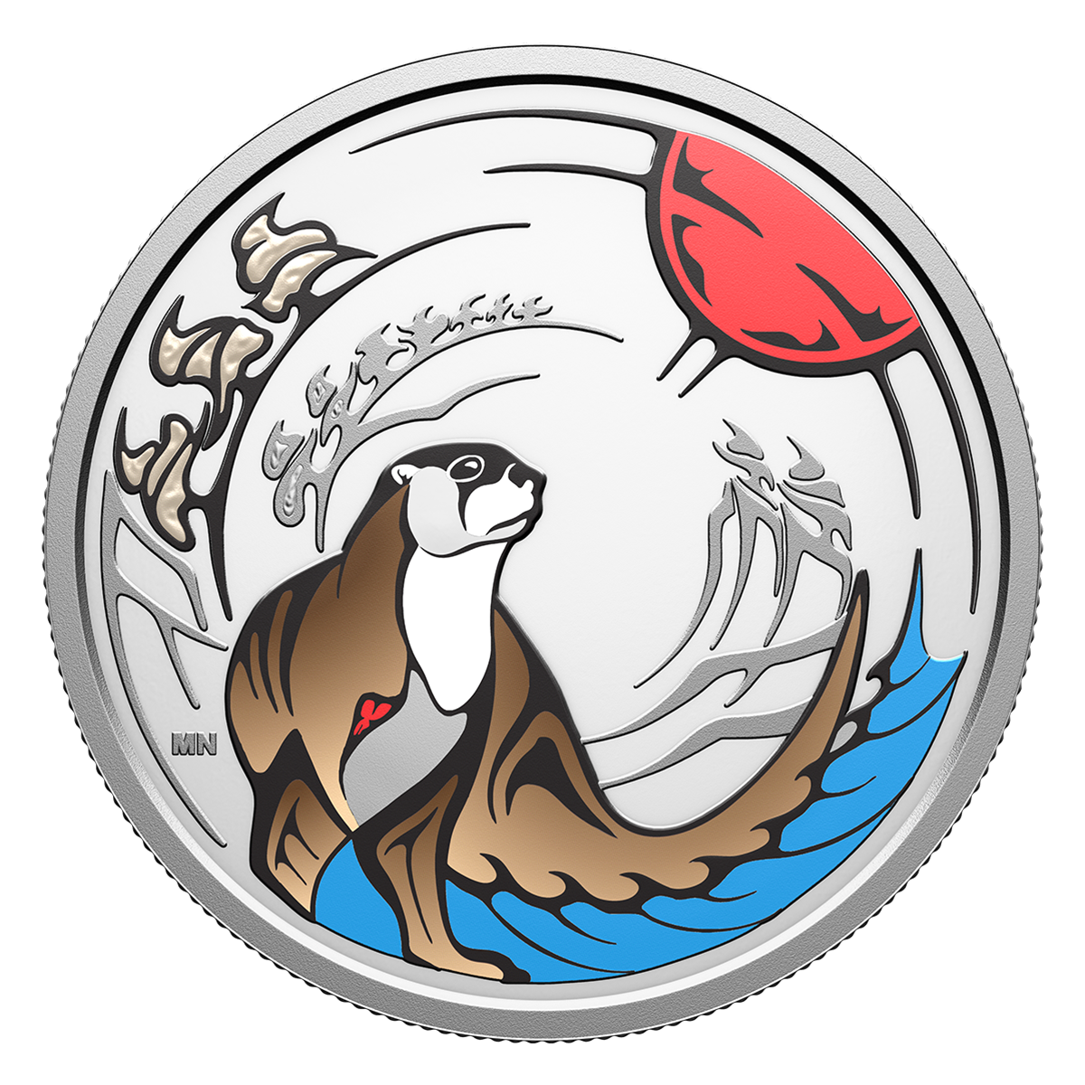 Clan Animals: Otter – ¾ oz. Fine Silver Coin