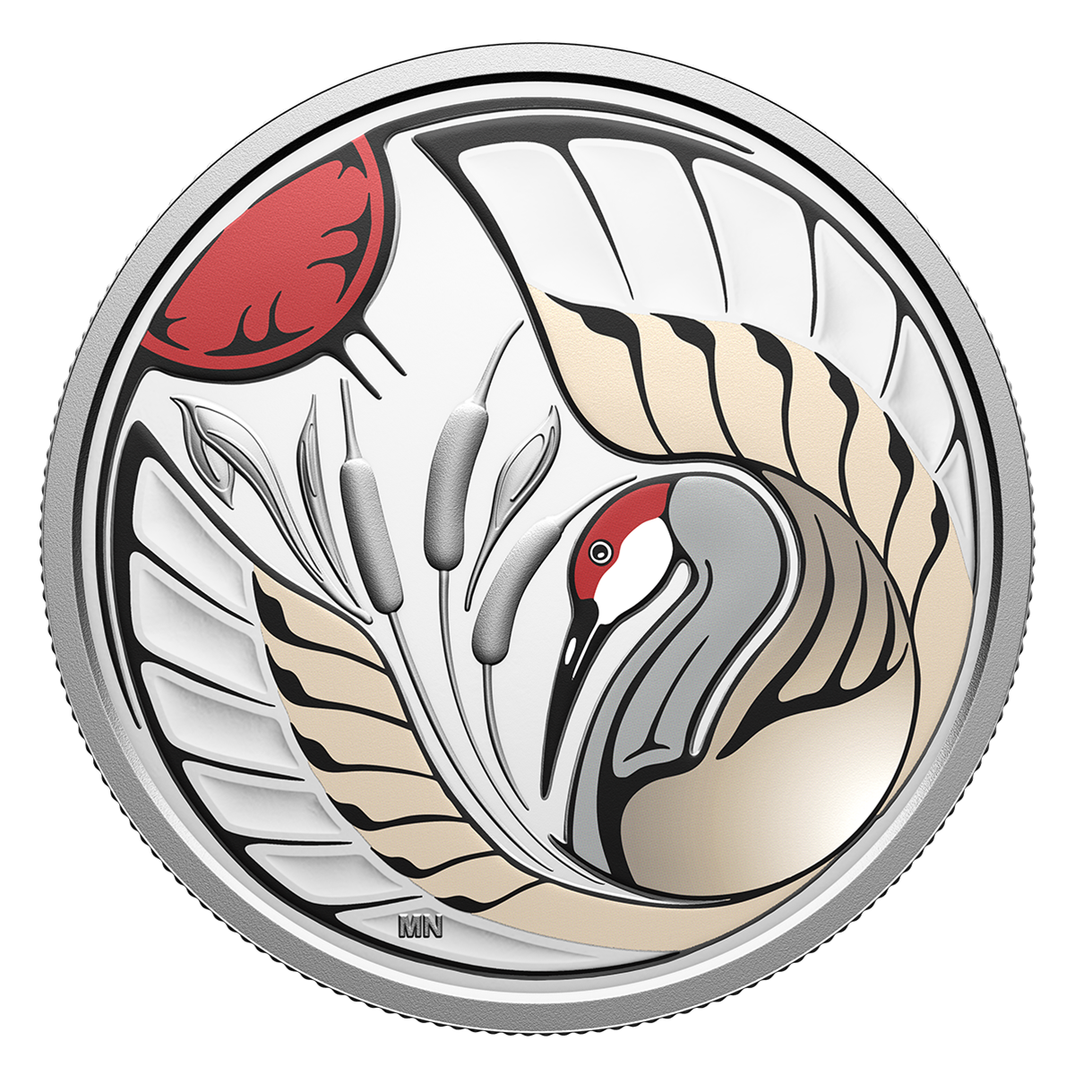 Clan Animals: Sandhill Crane – ¾ oz. Fine Silver Coin