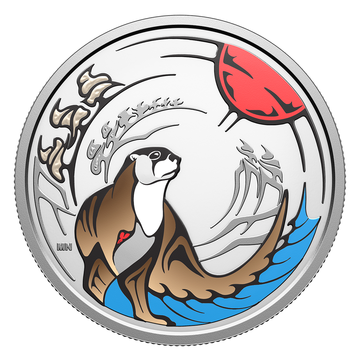 Clan Animals: Otter – ¾ oz. Fine Silver Coin