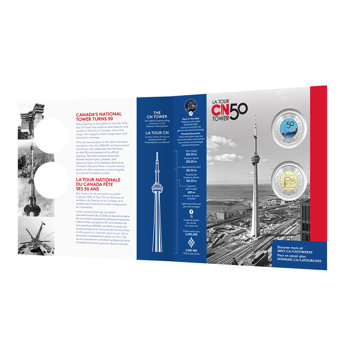 2026 Commemorative Collector Keepsake Card – 50th Anniversary of the CN Tower