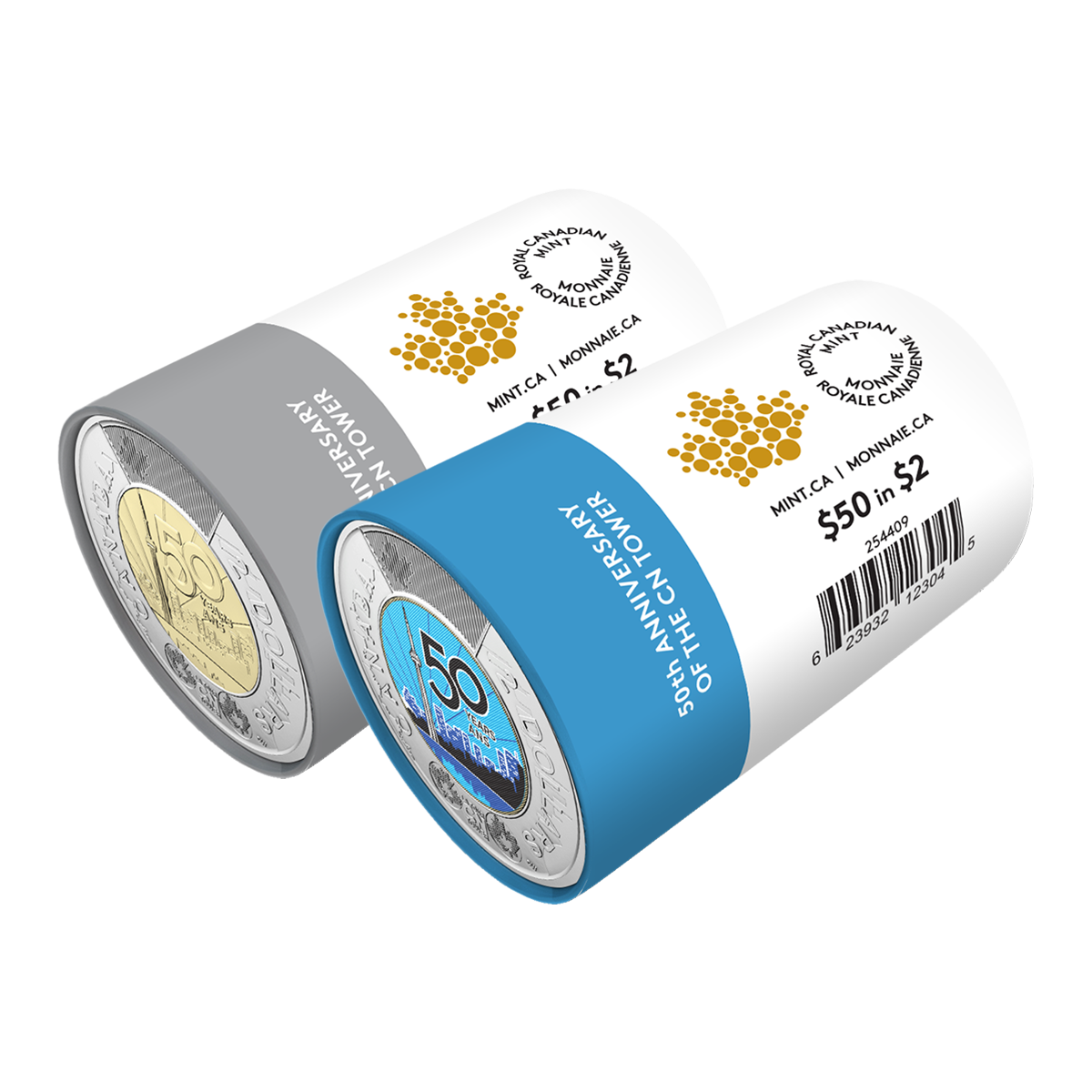 2026 $2 50th Anniversary of the CN Tower Special Wrap Roll Box Set