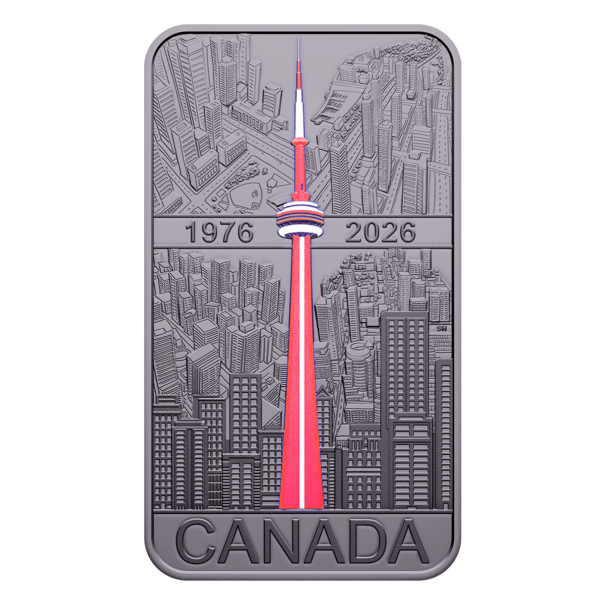 CN Tower 50th Anniversary – 1 oz. Fine Silver Coin