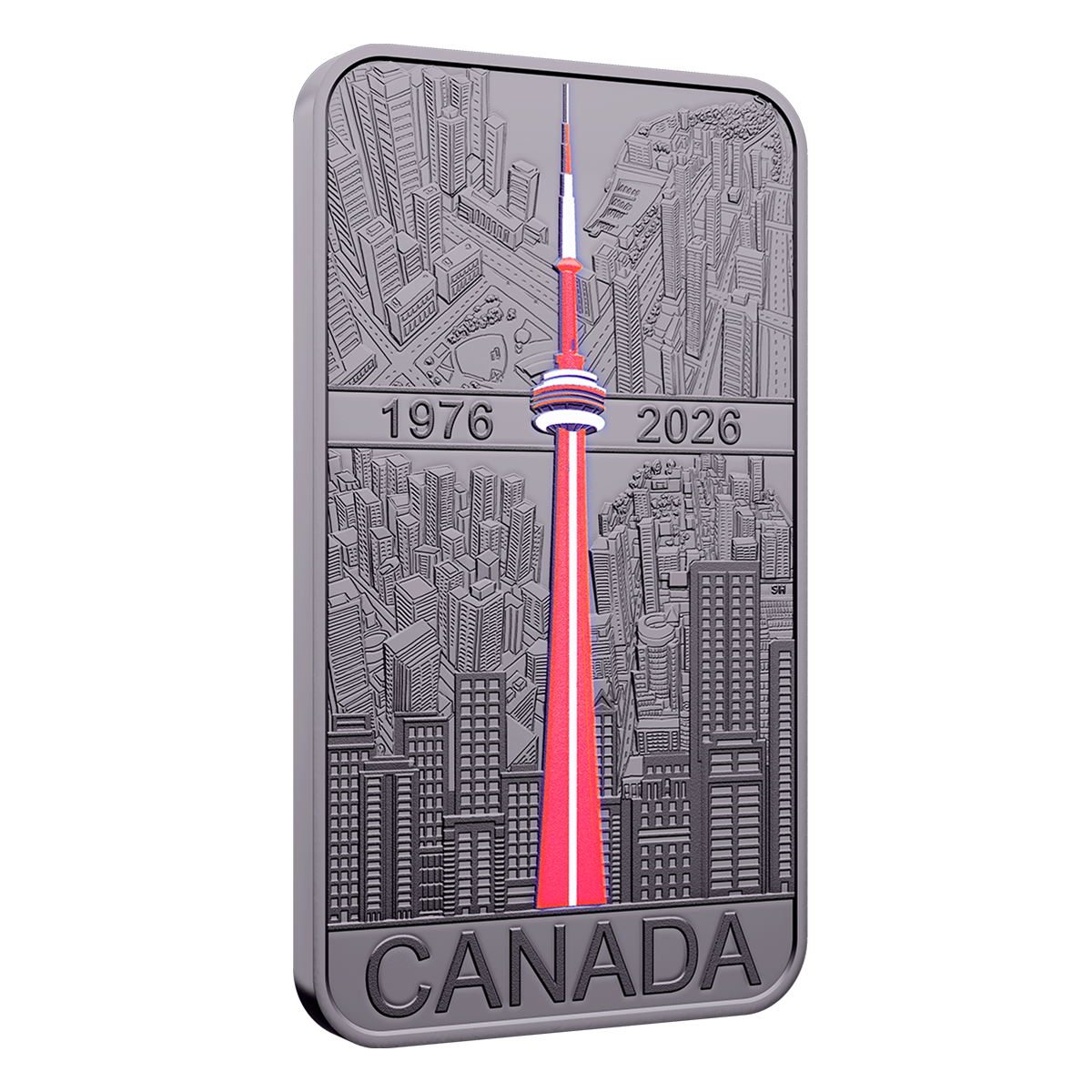 CN Tower 50th Anniversary – 1 oz. Fine Silver Coin | The Royal