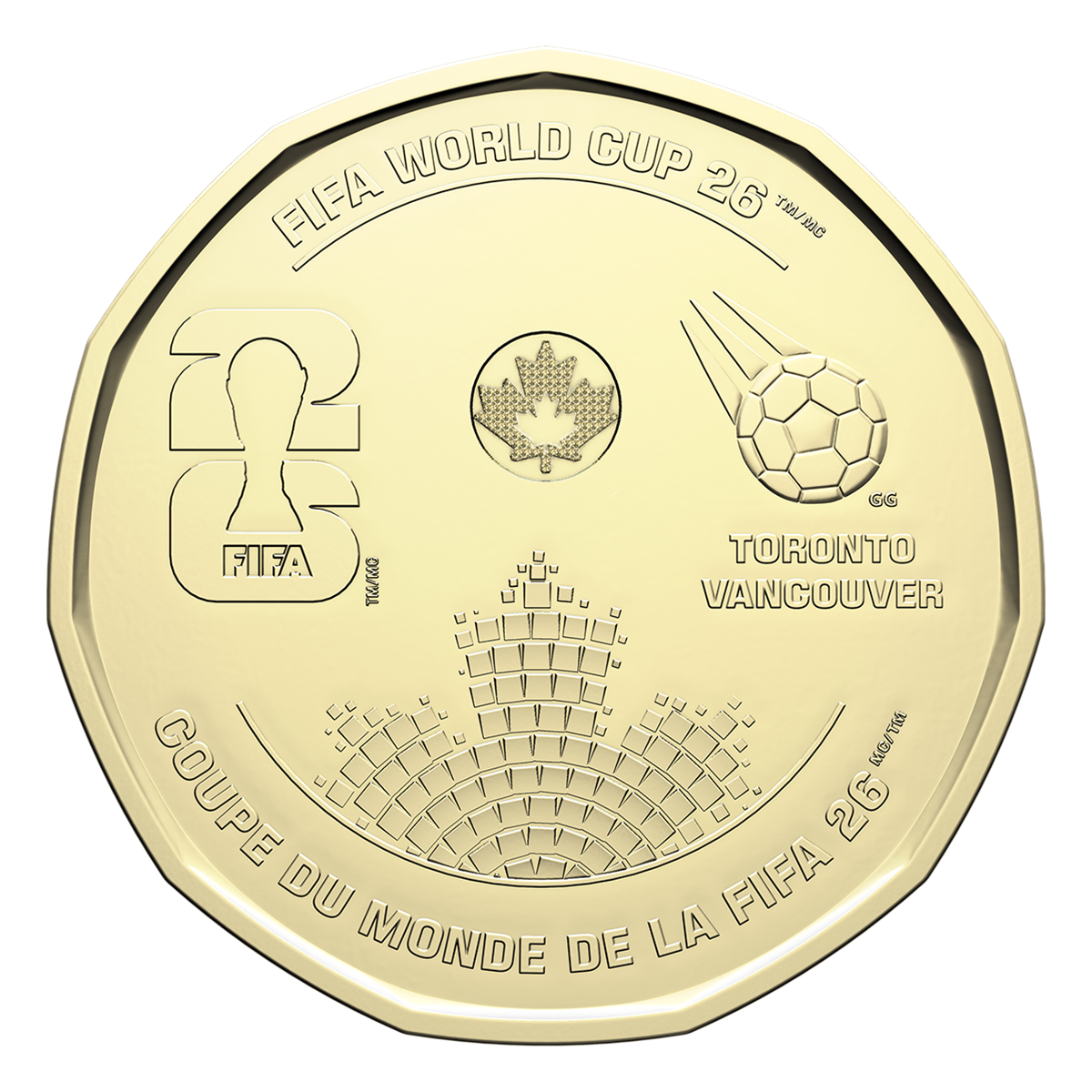 2026 $1 FIFA World Cup 2026ᵀᴹ Non-colourized Special Wrap Roll