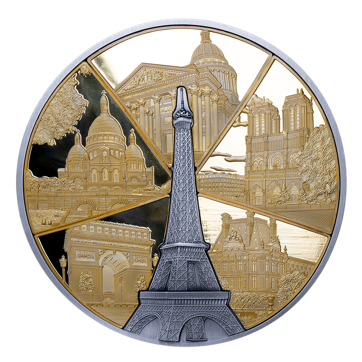 Landmarks of Paris – Fine Silver Coin