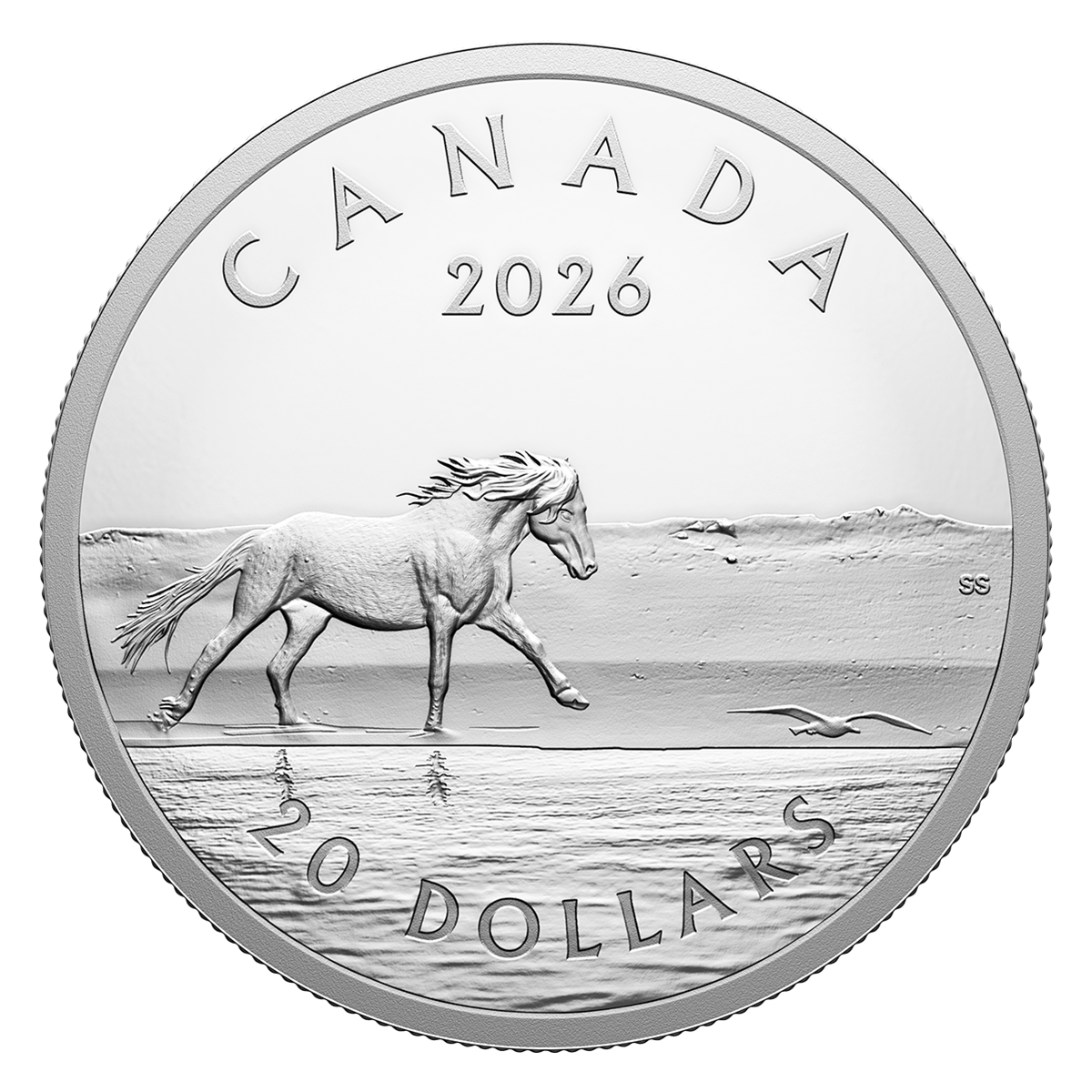Sable Island Horses – 1 oz. Fine Silver Coin
