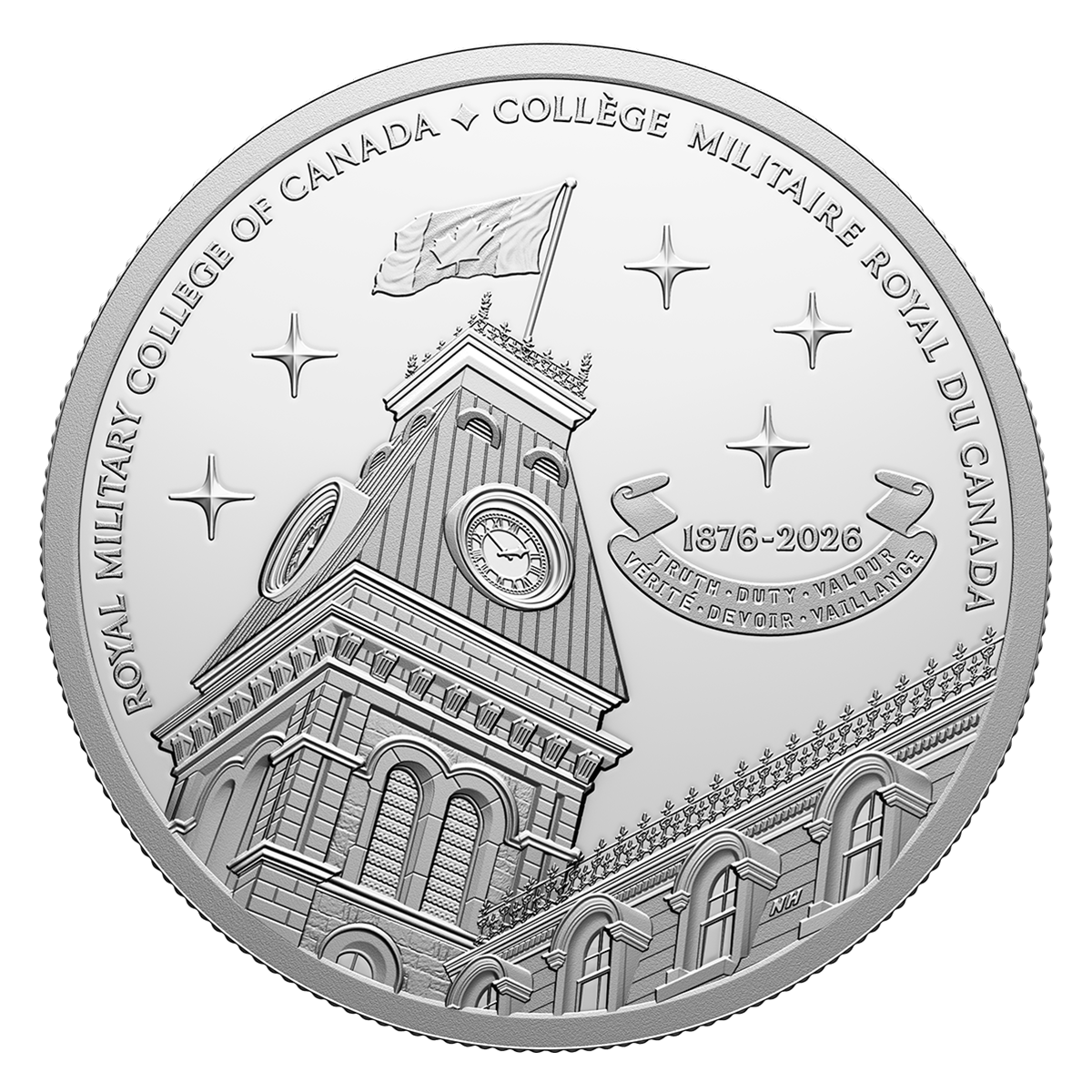 150th Anniversary of the Royal Military College of Canada – 1 oz. Fine Silver Coin