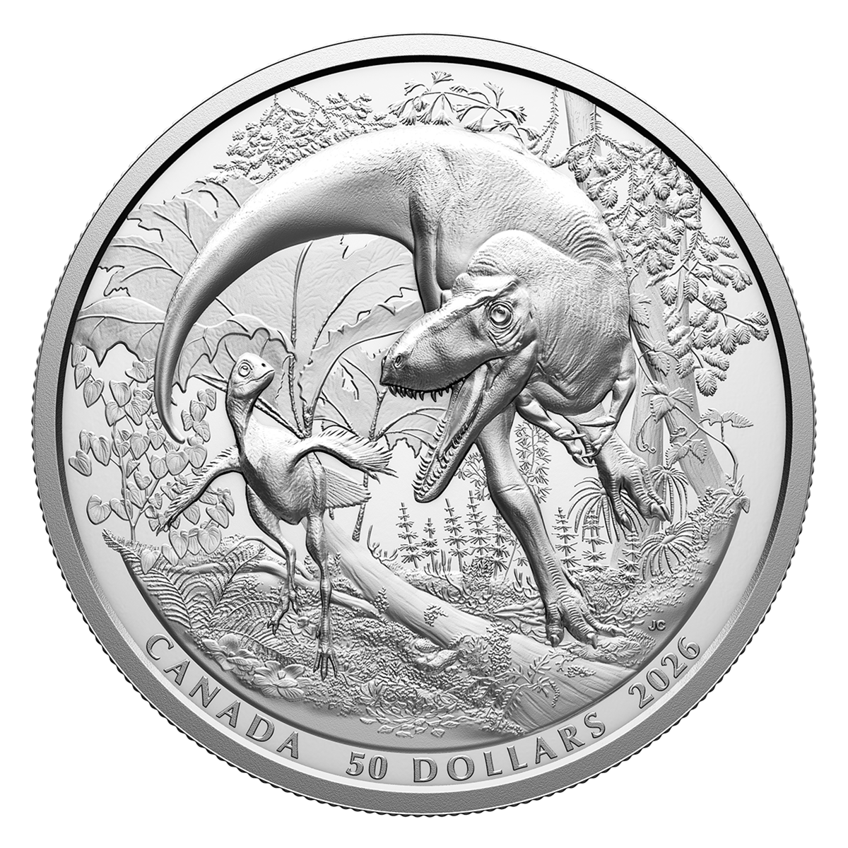 MintLAB - Exceptional Discoveries: Dinosaurs of Canada – Fine Silver Coin