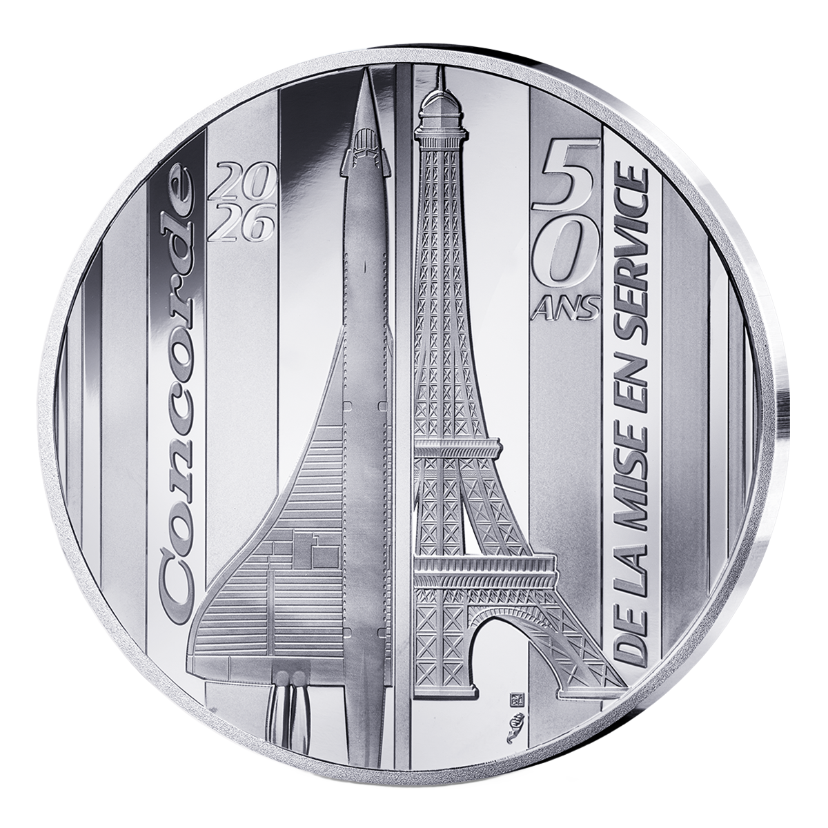 50th Anniversary of the Concorde - 2026 10 Euros Fine Silver Coin