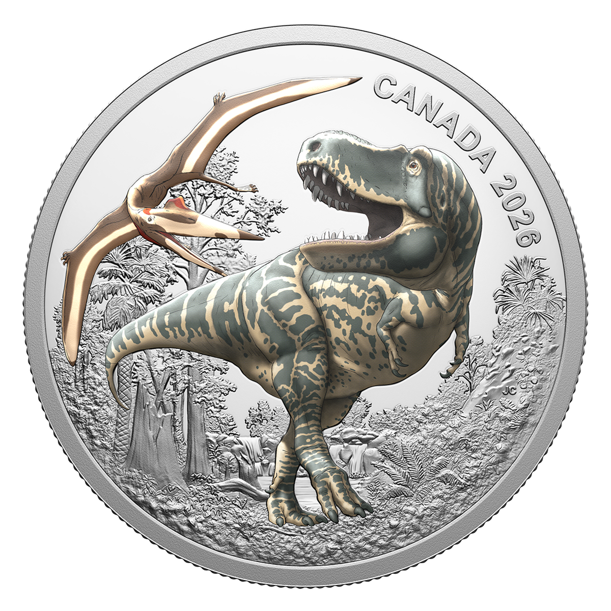 <em>T. rex</em> – 1 oz. Fine Silver Coin