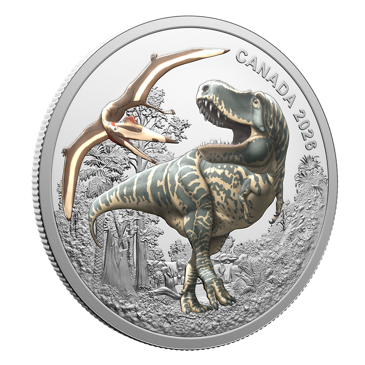 TUC製 Silver 1g 銀 景品 17個 T. rex – 1 oz. Fine Silver Coin | The Royal Canadian Mint