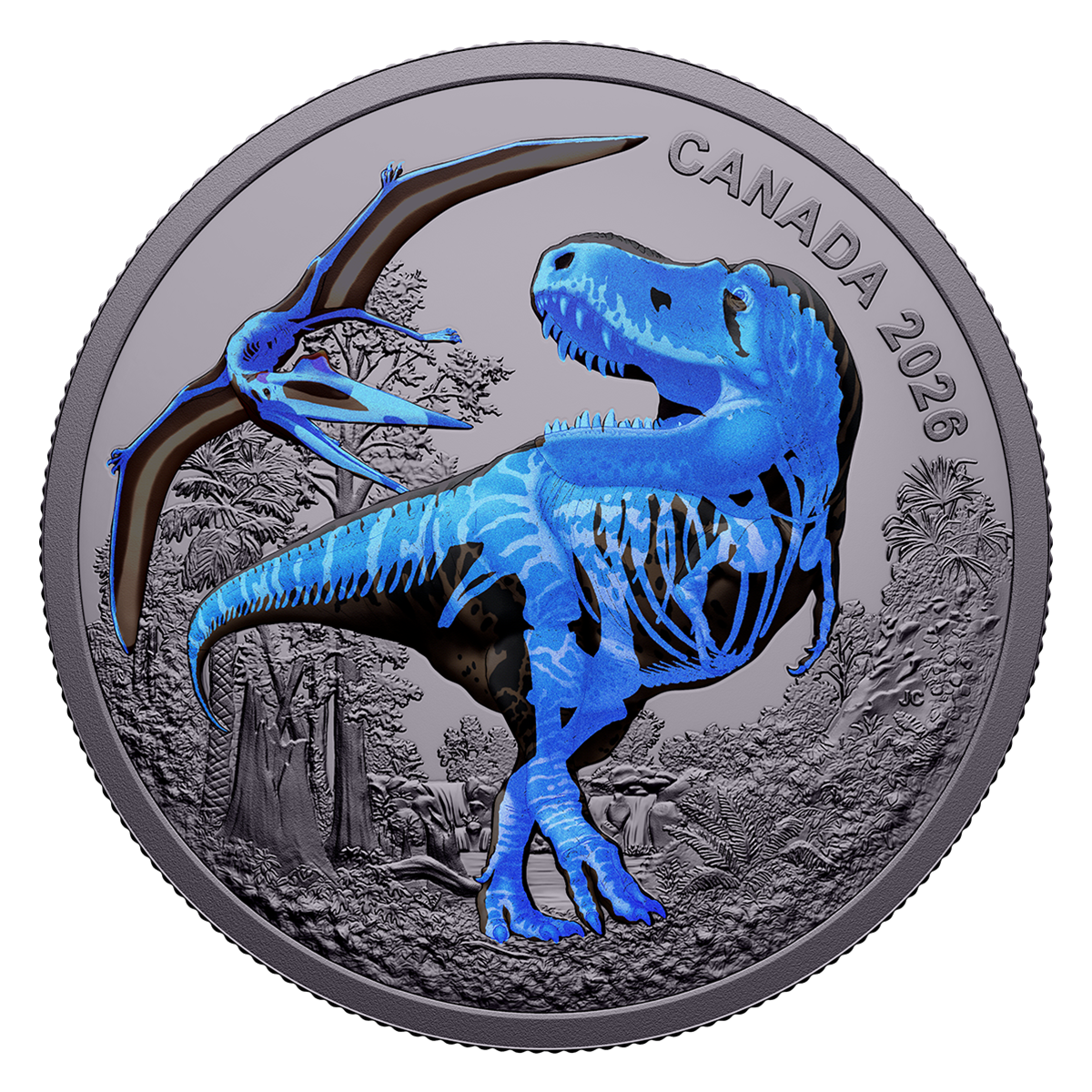 <em>T. rex</em> – 1 oz. Fine Silver Coin
