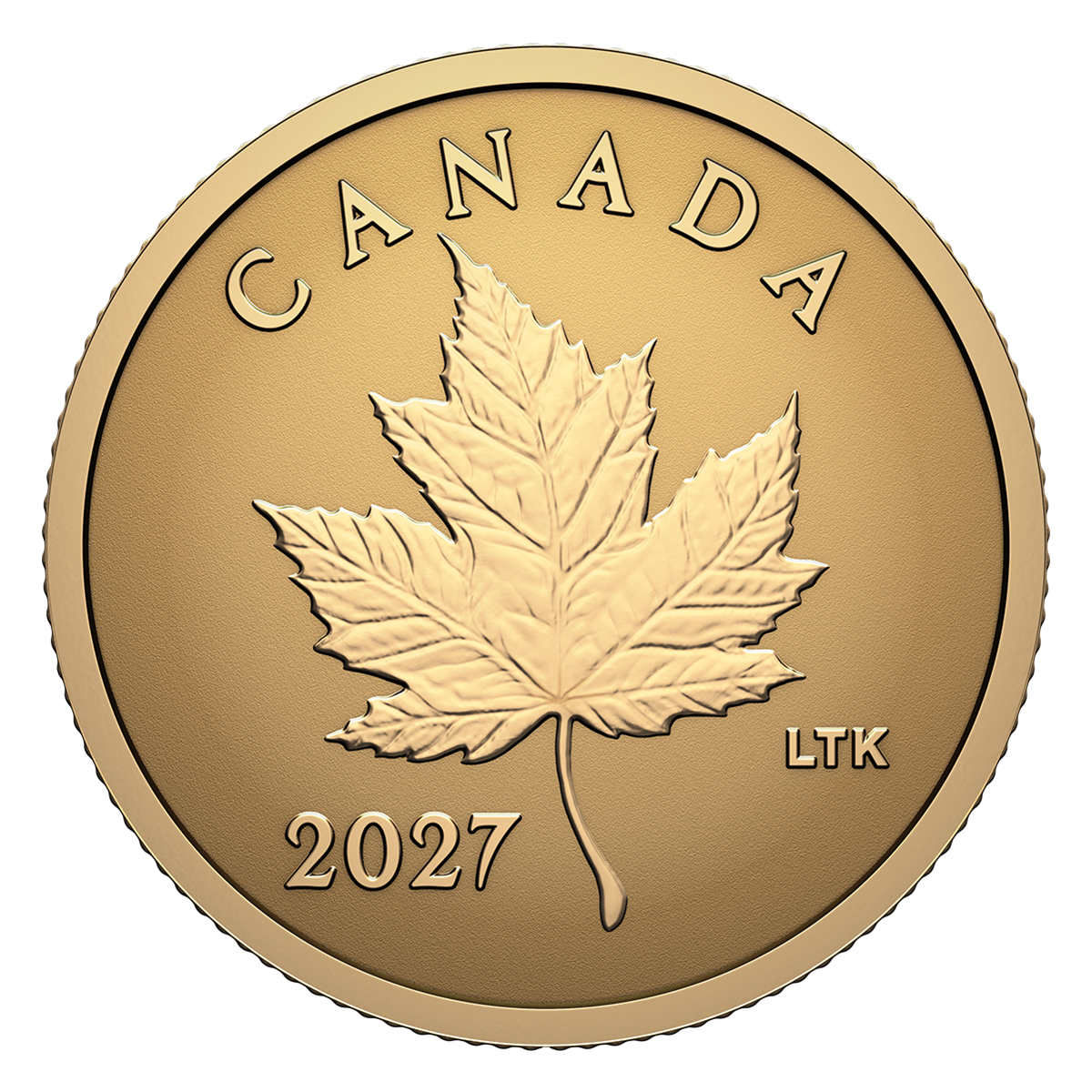 Iconic Maple Leaf – Pure Gold Coin (2027)