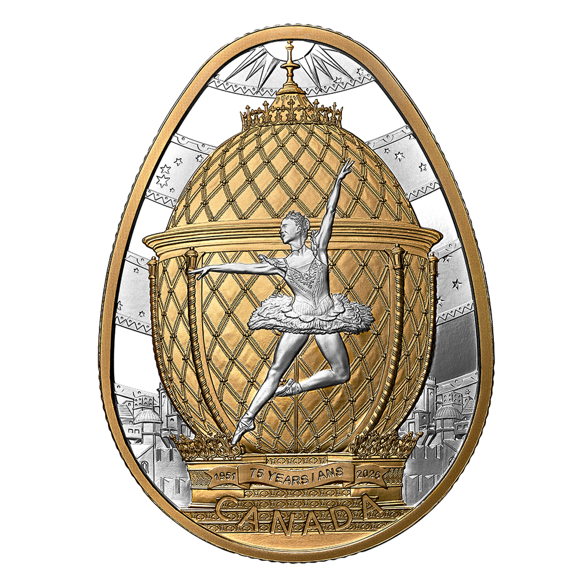 75th Anniversary of The National Ballet of Canada – 1 oz. Fine Silver Coin