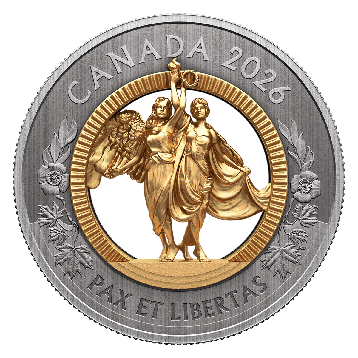 Allegories of Peace and Freedom – Fine Silver Coin
