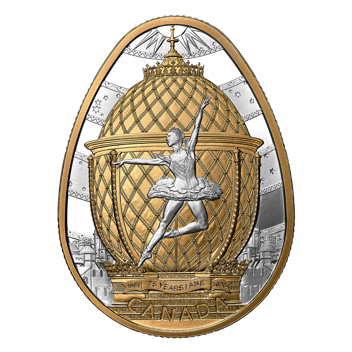 75th Anniversary of The National Ballet of Canada – 1 oz. Fine Silver Coin