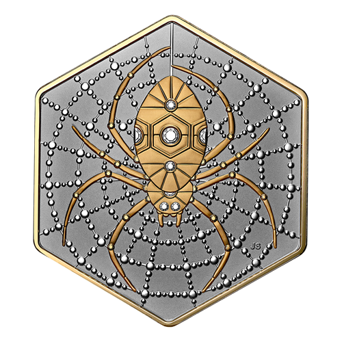 Nature’s Delight: The Spider – 1 oz. Fine Silver Coin