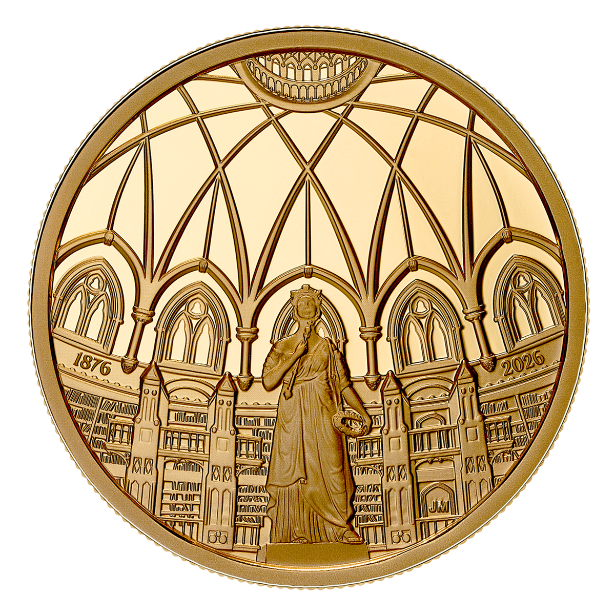 150th Anniversary of the Library of Parliament – Pure Gold Coin
