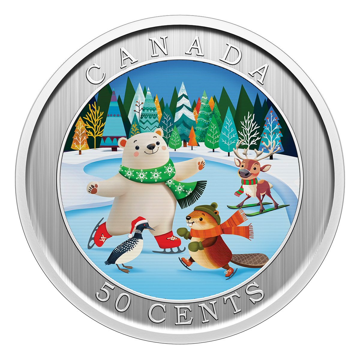 Whimsical Winter – Lenticular Coin (2026)