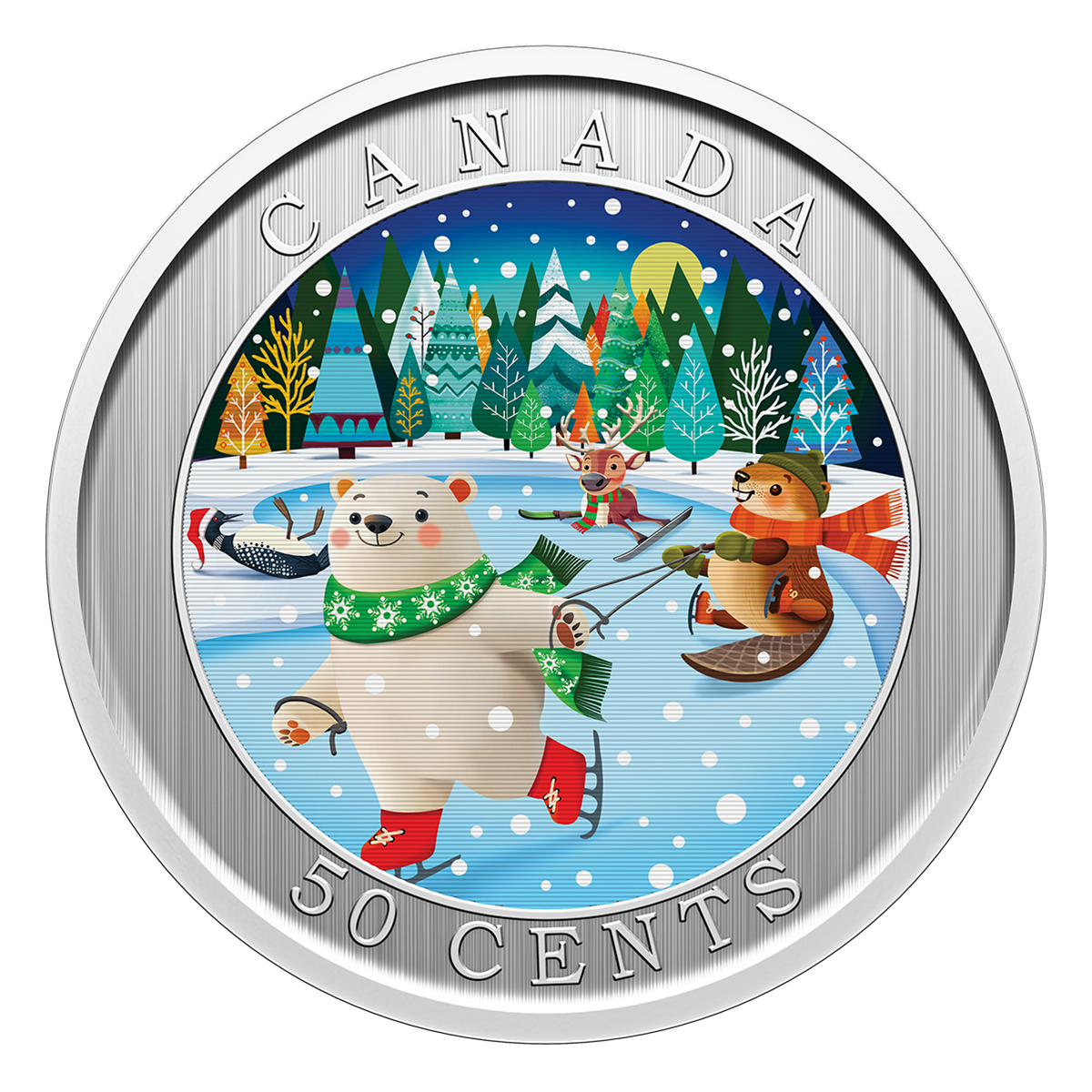 Whimsical Winter – Lenticular Coin (2026)