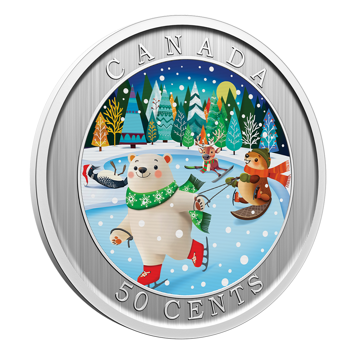 Whimsical Winter – Lenticular Coin (2026) | The Royal Canadian Mint