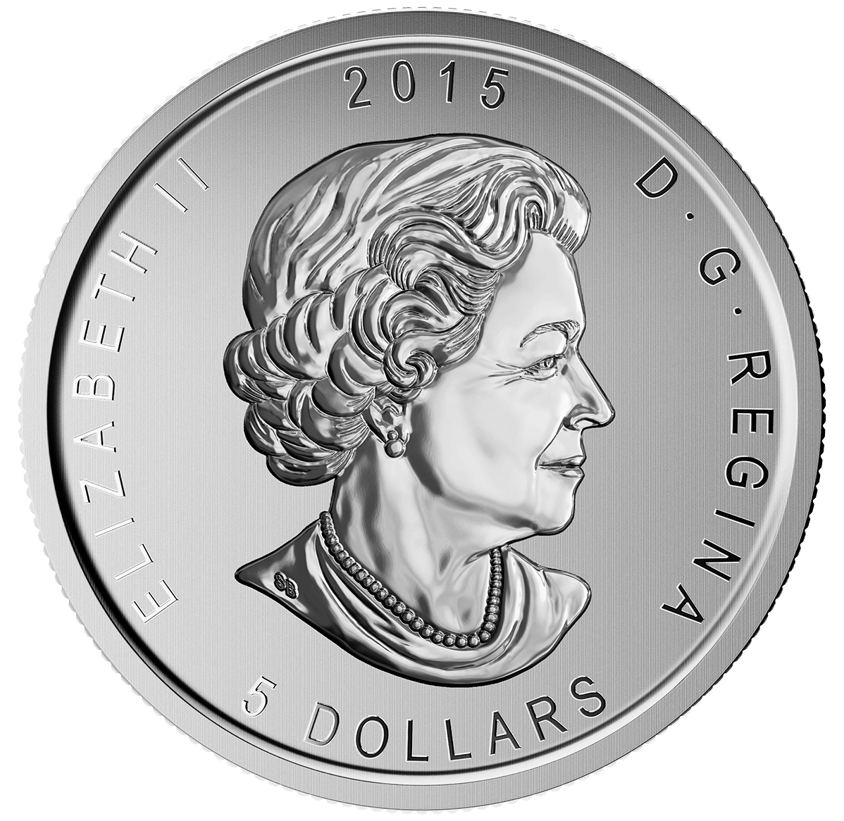 2015 1 oz. 99.99% Pure Silver "Birds of Prey" Coin 4: Great Horned Owl (Bullion)