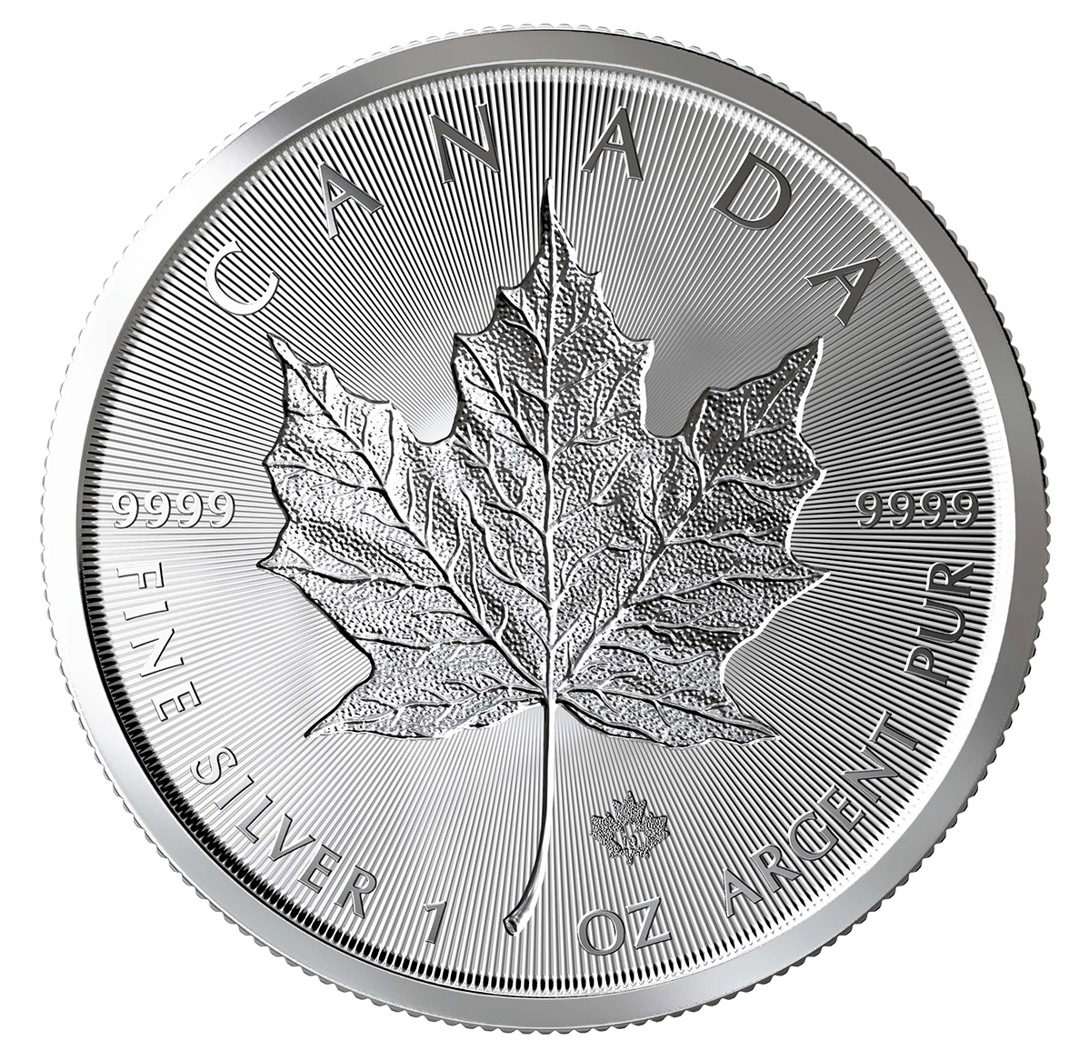 Reference image of 2019 $5 1 oz. 99.99% Pure Silver SML Incuse (Bullion)