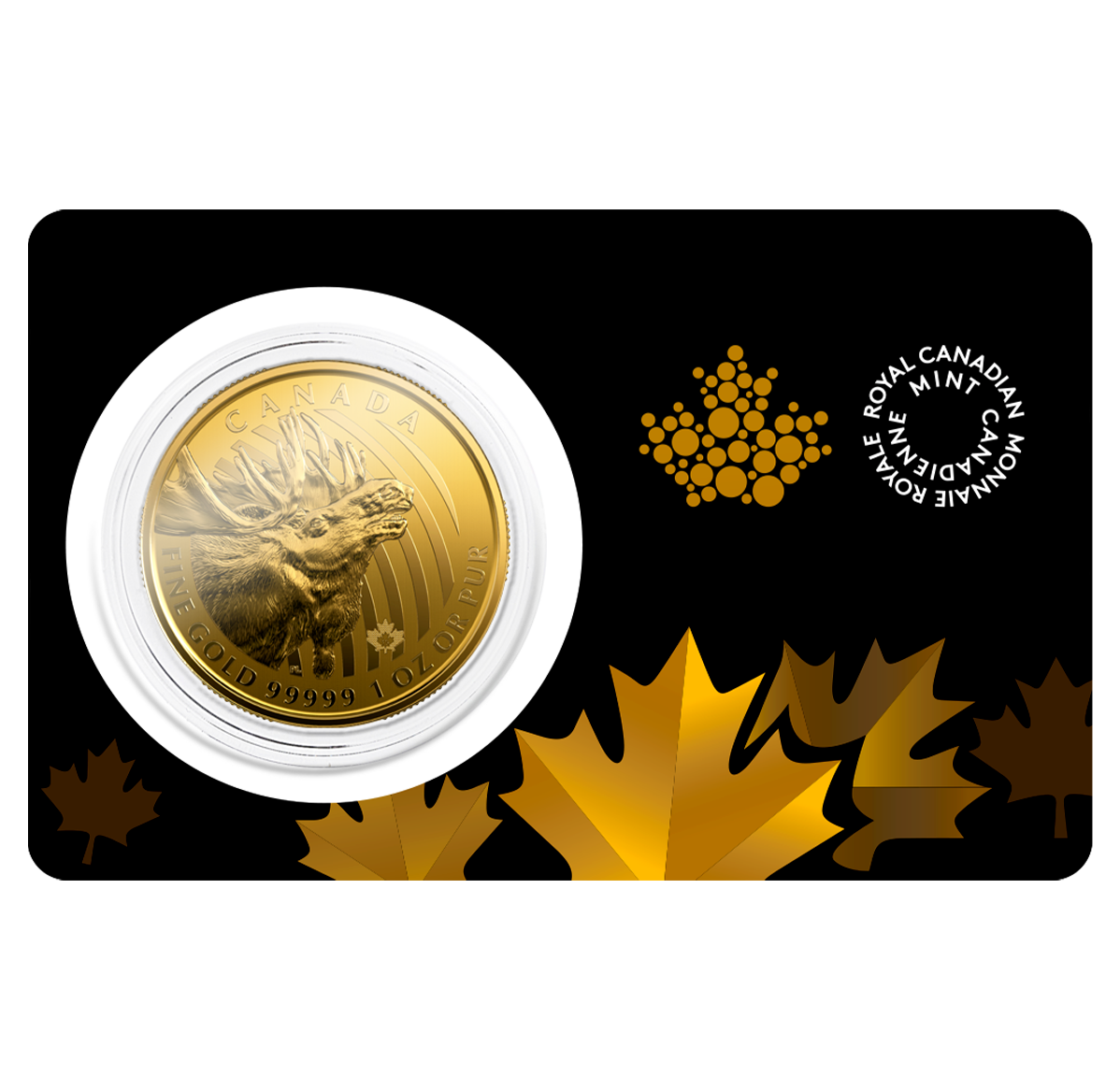 Bullion 1-ounce 99.999% Pure Gold Coin - 'Call of the Wild' Coin 6