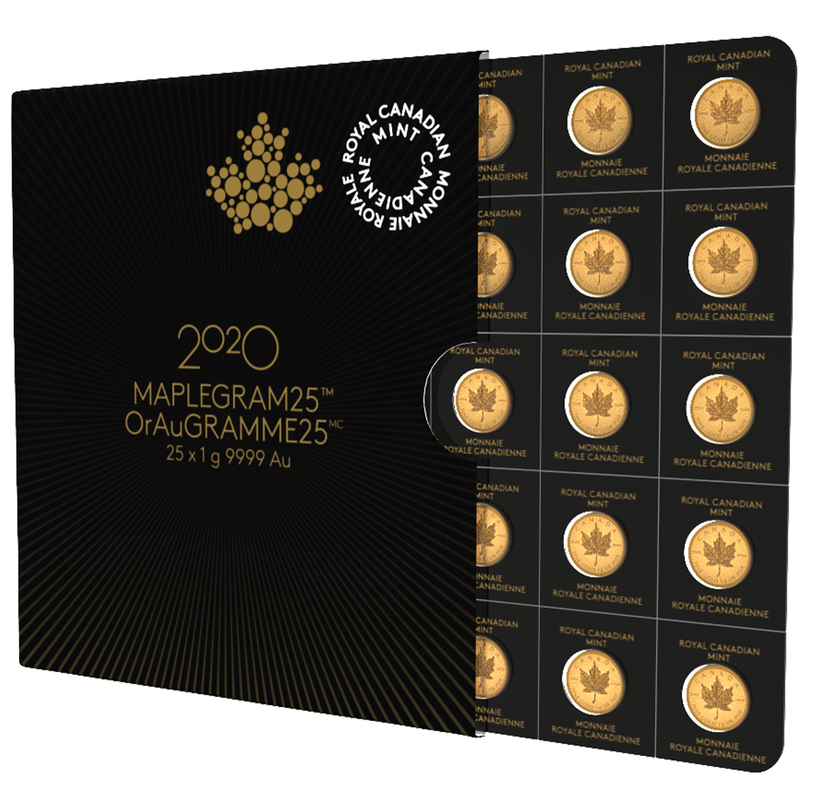 2021 Maplegram25™ (Bullion Gml 25 X 1 G) | The Royal