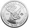 2020 $2 3/4 oz. 99.99% Pure Silver Coin "Animal Portrait" Coin 4: Woodland Caribou (Bullion)