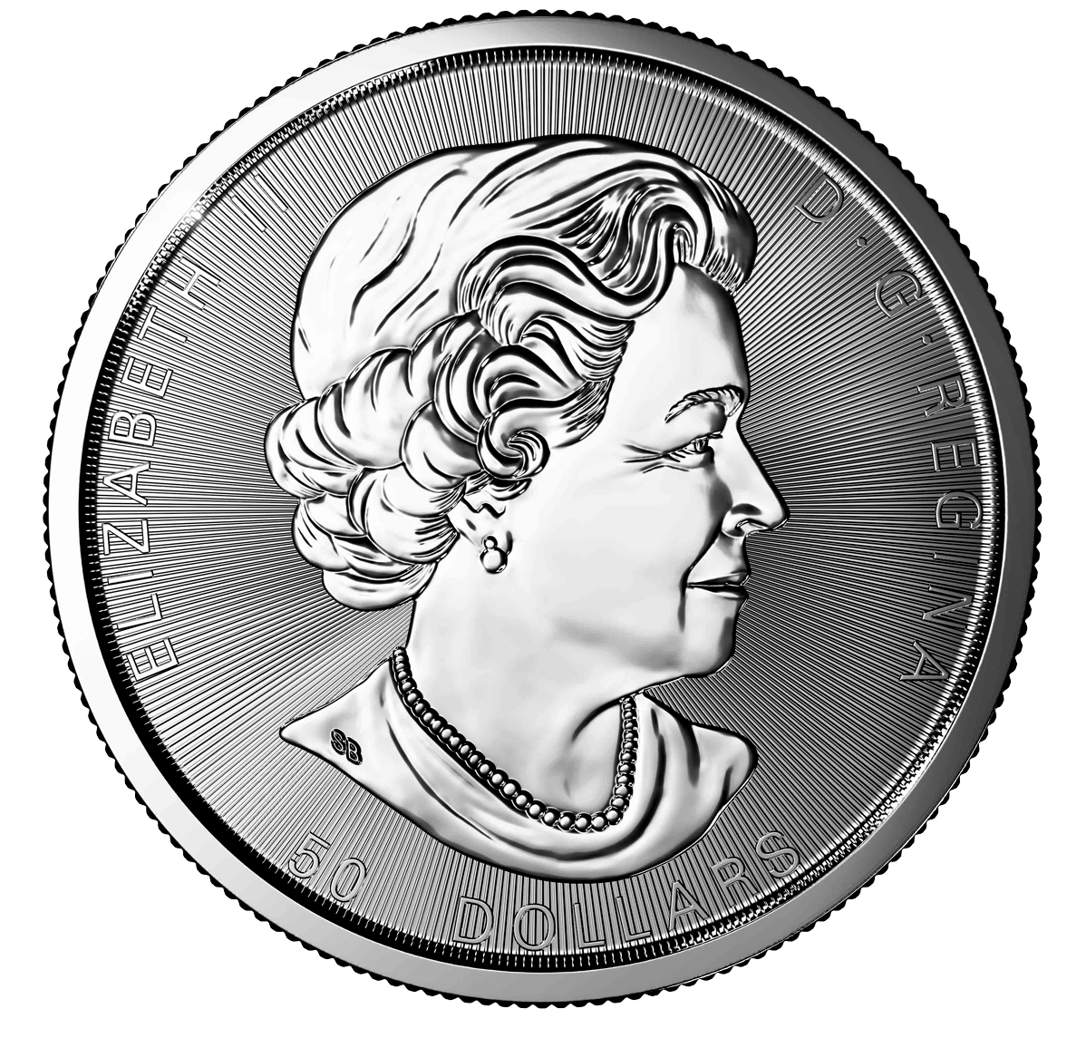 2020 $50 10 oz. 99.99% Pure Silver Coin - Magnificent Maples