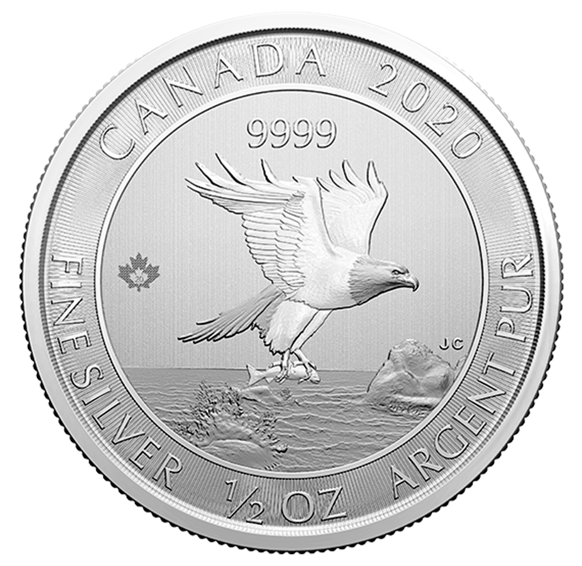 2020 $2 1/2 oz. 99.99% Pure Silver Coin - Eagle (Bullion) | The